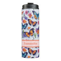 Borboletas e flores para raparigas e mulheres