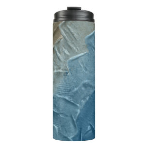 Garrafa Térmica Borda do Oceano: Uma Pintura Digital de Tranquilid