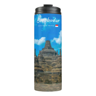Garrafa Térmica Borobudur, Indonésia - Antigo Templo Budista