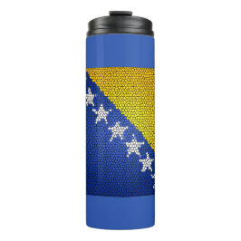 Garrafa Térmica Bosnia and Herzegovina Flag Patriotic Gift