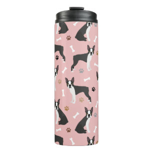 Garrafa Térmica Boston Terrier Bones and Paws Thermal Tumbler