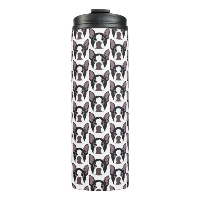 Garrafa Térmica Boston Terriers em Tumbler (Frente)
