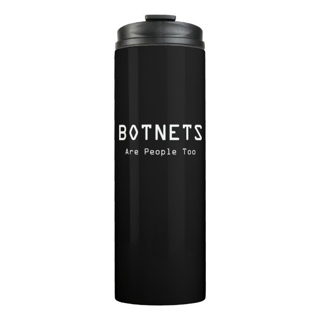 Garrafa Térmica Botnets São Pessoas Também (Frente)