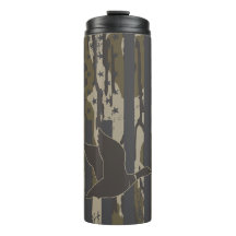 Bottomland Camo Duck Hunting American Flag EUA