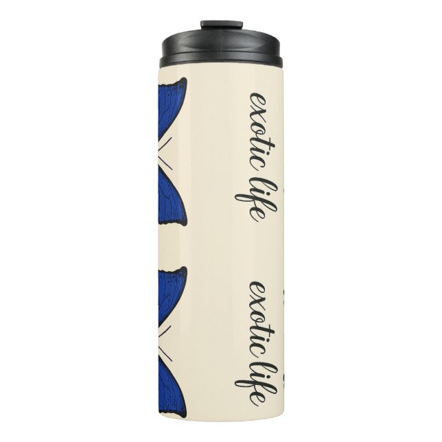 Garrafa Térmica Bouteille isotherme "PAPILLON" bleu (Frente)