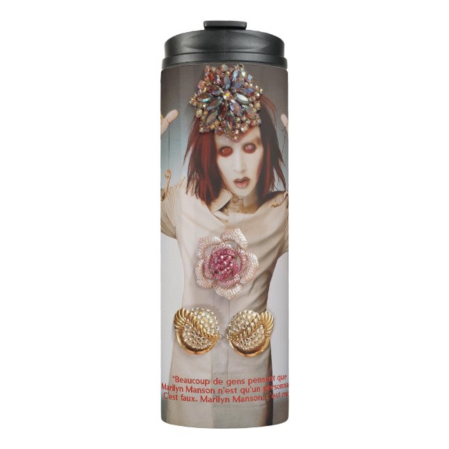 Garrafa Térmica Bouteilles Marilyn Manson  (Frente)