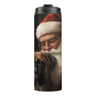 Garrafa Térmica Boxer Com Papai Noel Festa de Natal