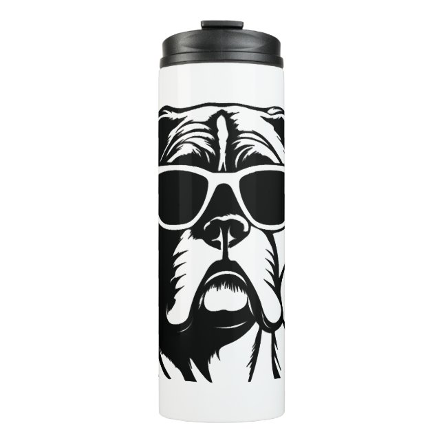 Garrafa Térmica Boxer Dog (Frente)