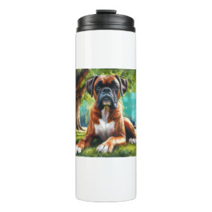 Garrafa Térmica Boxer Dog 🐾 Wiggle Bumbuns & Tail Wags