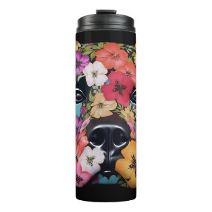 Garrafa Térmica Boxer Floral 3D