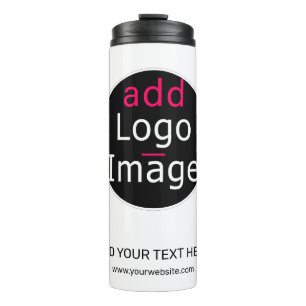 Garrafa Térmica Branca de negócios personalizável e profissional m