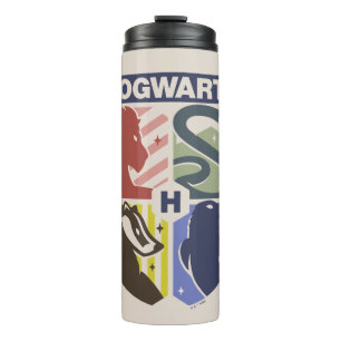 Garrafa Térmica Brasão Estampado Vintage HOGWARTS™