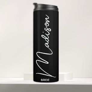 Garrafa Térmica Bridesmaid Personalizada do Esquadrão de Noiva com