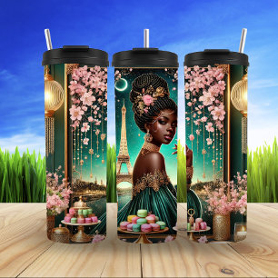 Garrafa Térmica Brilho Romântico da Noite Parisiense