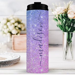 Garrafa Térmica Brilho Roxo Personalizado