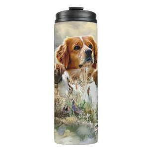 Garrafa Térmica Brittany Spaniels, French Brittany, Bird dog