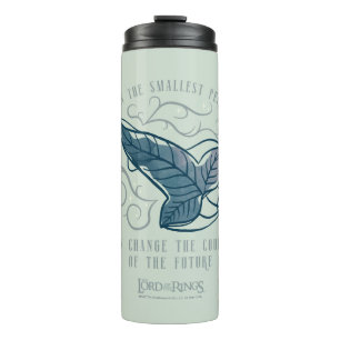 Garrafa Térmica Broche Élfico da Irmandade Citação Gráfica