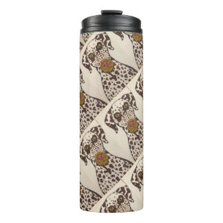 Garrafa Térmica brown and white dalmatian dog Thermal Tumbler