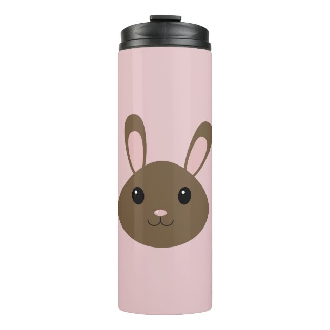 Garrafa Térmica Brown Bunny Adorável (Frente)