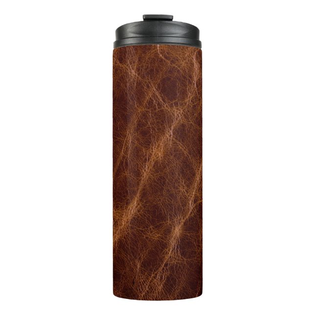 Garrafa Térmica Brown leather textureleather,texture,abstract,acce (Frente)
