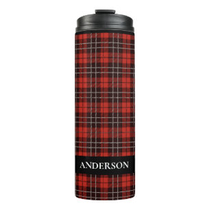 Garrafa Térmica Buffalo Scottish Tartan Xadrez Checkless