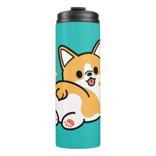 Garrafa Térmica Bumbum de Corgi e Víblias de Nap - Cachorro Dormin