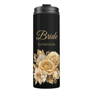 Garrafa Térmica Buquê-Bride-Flor Neutro-