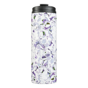 Garrafa Térmica Buquê de flores de aquarelas de híbridos.