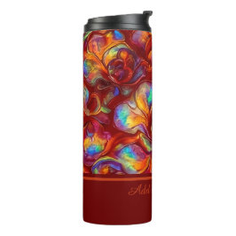 Garrafa Térmica Burgundy Escuro | Falso Opal Chic