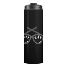 Garrafa Térmica Buzz Off - Camisa-T feminina dos anos 40