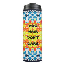 Garrafa Térmica CABELO DE CACHORRO NÃO SE IMPORTA COM Abstrato Mar