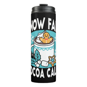 Garrafa Térmica Cacau quente e berço de inverno - Chamadas de Caca