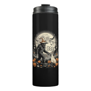 Garrafa Térmica Cachorro Bigfoot Boop Halloween Retrô Sasquatch