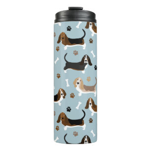 Garrafa Térmica Cachorro Cachorro Basset e patas Tumbler Térmico