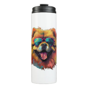 Garrafa Térmica Cachorro Chinês Cachorro Chow Raça para Chow Chow