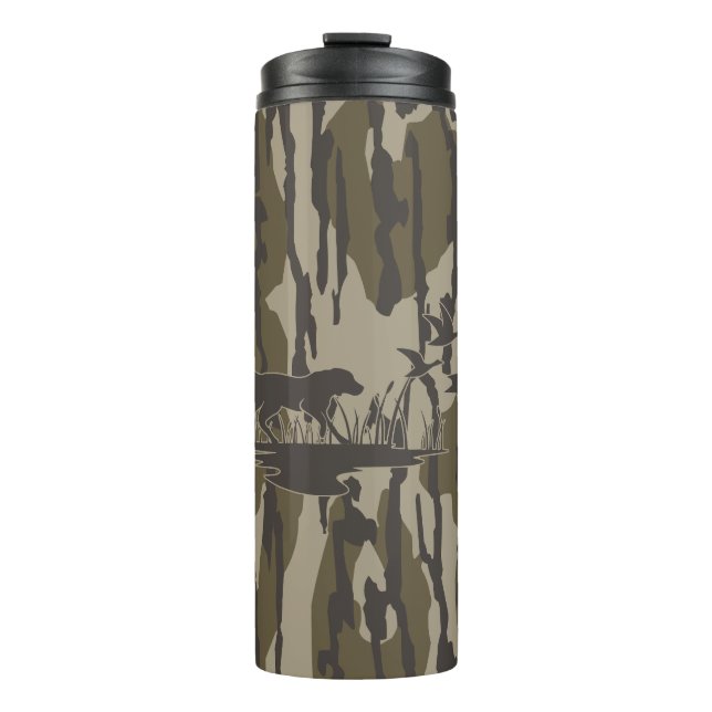 Garrafa Térmica Cachorro e Patos de Camo Bottomland (Frente)