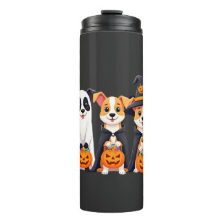 Garrafa Térmica Cachorro Fantasma do Retriever Dourado no Hallowee