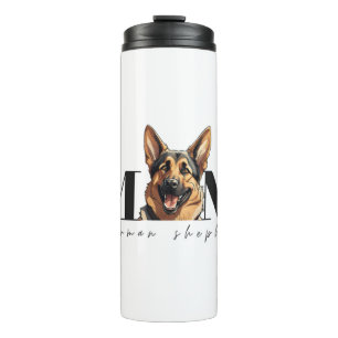 Garrafa Térmica Cachorro Mãe GERMAN SHEPHERD DOG Camiseta Clássica
