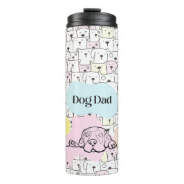 Garrafa Térmica Cachorro Pai Pet Parente Cachorro Impressão