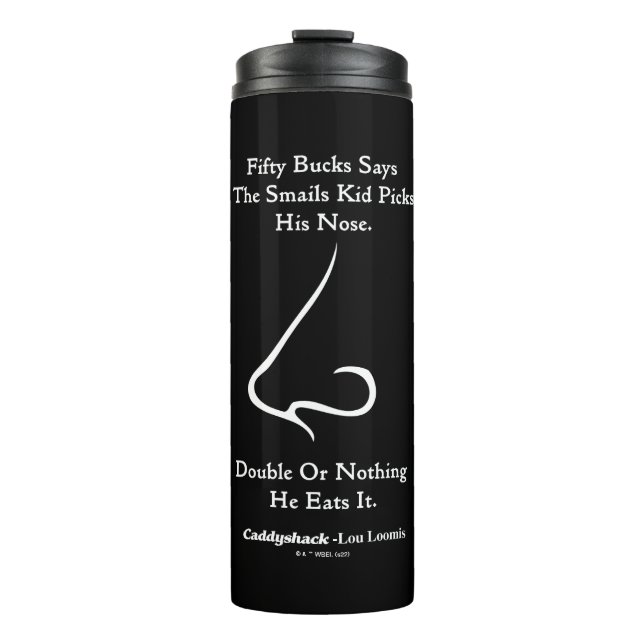 Garrafa Térmica Caddyshack | Cinquenta Dias (Frente)