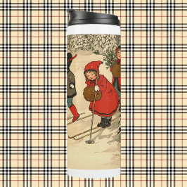 Garrafa Térmica Café de esqui de inverno