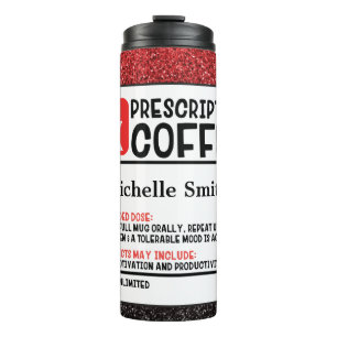 Garrafa Térmica Café de Receita Personalizada em Cubo