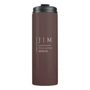 Garrafa Térmica Café moderno formal marrom chocolate