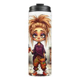 Garrafa Térmica Café Quirky Lady 1rua Tumbler Térmico