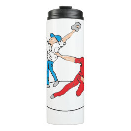 Garrafa Térmica Caixa de Lanche : Beisebol.