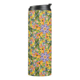 Garrafa Térmica Caleidoscópio floral