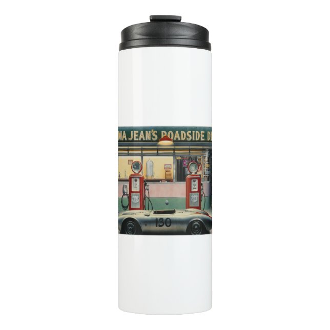 Garrafa Térmica Calendário Girl.tif da estrada do destino CON03-V2 (Frente)