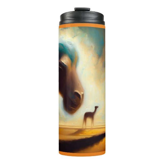Garrafa Térmica Camel 1 de Animais Espirituosos (Frente)