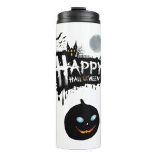 Garrafa Térmica camisa bonitinha do halloween FELIZ do halloween