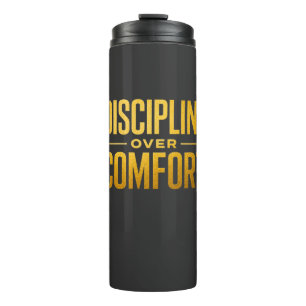 Garrafa Térmica Camisa Disciplina Sobre Conforto Motivação & Men